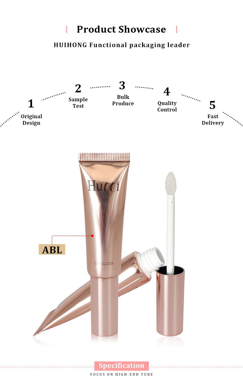 Rose Gold  Lip Gloss Tubes
