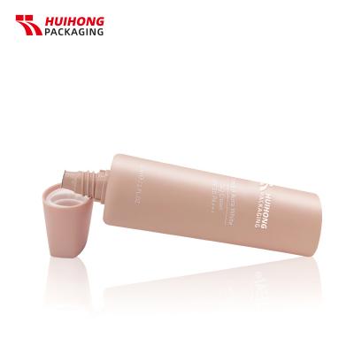 30ml 핑크 바디 로션 튜브가 타원형 스크류가있는 상단 뚜껑 화장품 용