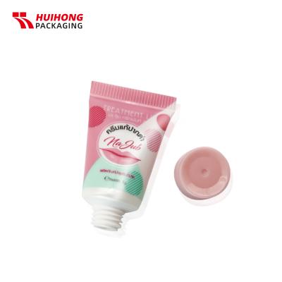 화장품 포장용 스크류 캡이있는 5ml 핑크 립 밤 튜브