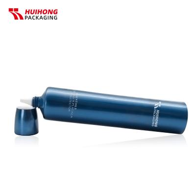 50ml 블루 알루미늄 노즐 얼굴 크림 튜브
