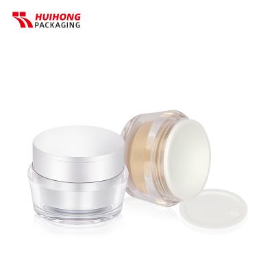 뚜껑이 달린 50ml 맞춤형 크림 용기 아크릴 병 바디 스크럽 병